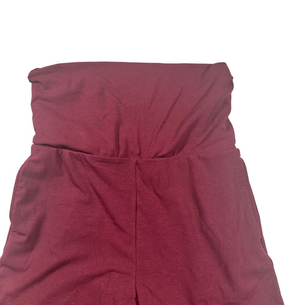 OGL Foldover Waist Pant Garnet Berry M NWT - Picture 5 of 6